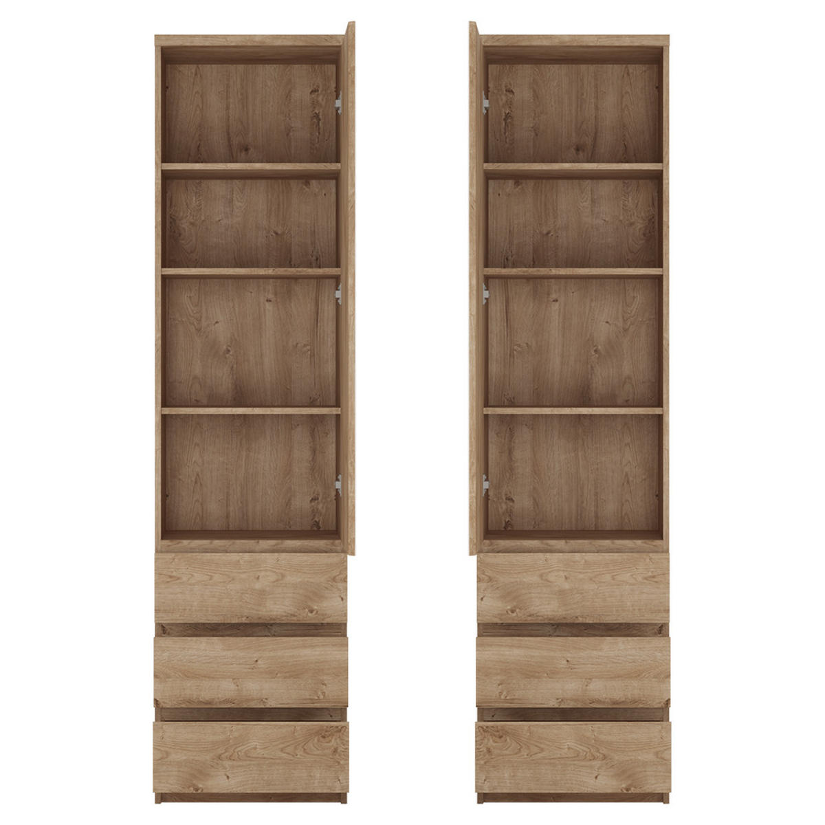 JUGENDZIMMER-SET 6-TLG. Fortaleza-54 - Braun, Holzwerkstoff (685/200/206cm) - Lomado