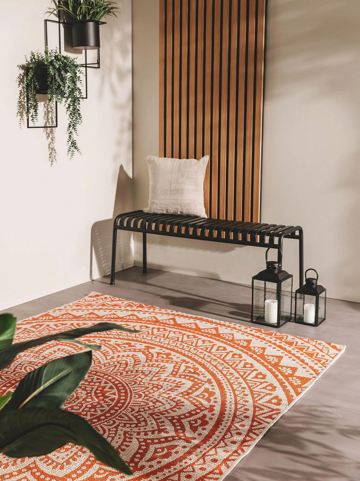 OUTDOORTEPPICH Cleo Orange 240x340 cm - Orange, Textil (240/340cm) - benuta Nest