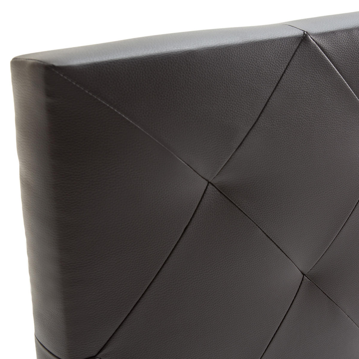 KOPFTEIL 150x60 cm Rombo Schoko - Braun, Fell (8/60/150cm) - VS Venta-stock