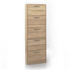 SCHUHKIPPER Gizmo Sonoma 59 x 169.5 cm - Braun/Sonoma Eiche, Holzwerkstoff (59/169.5/22cm) - Vicco