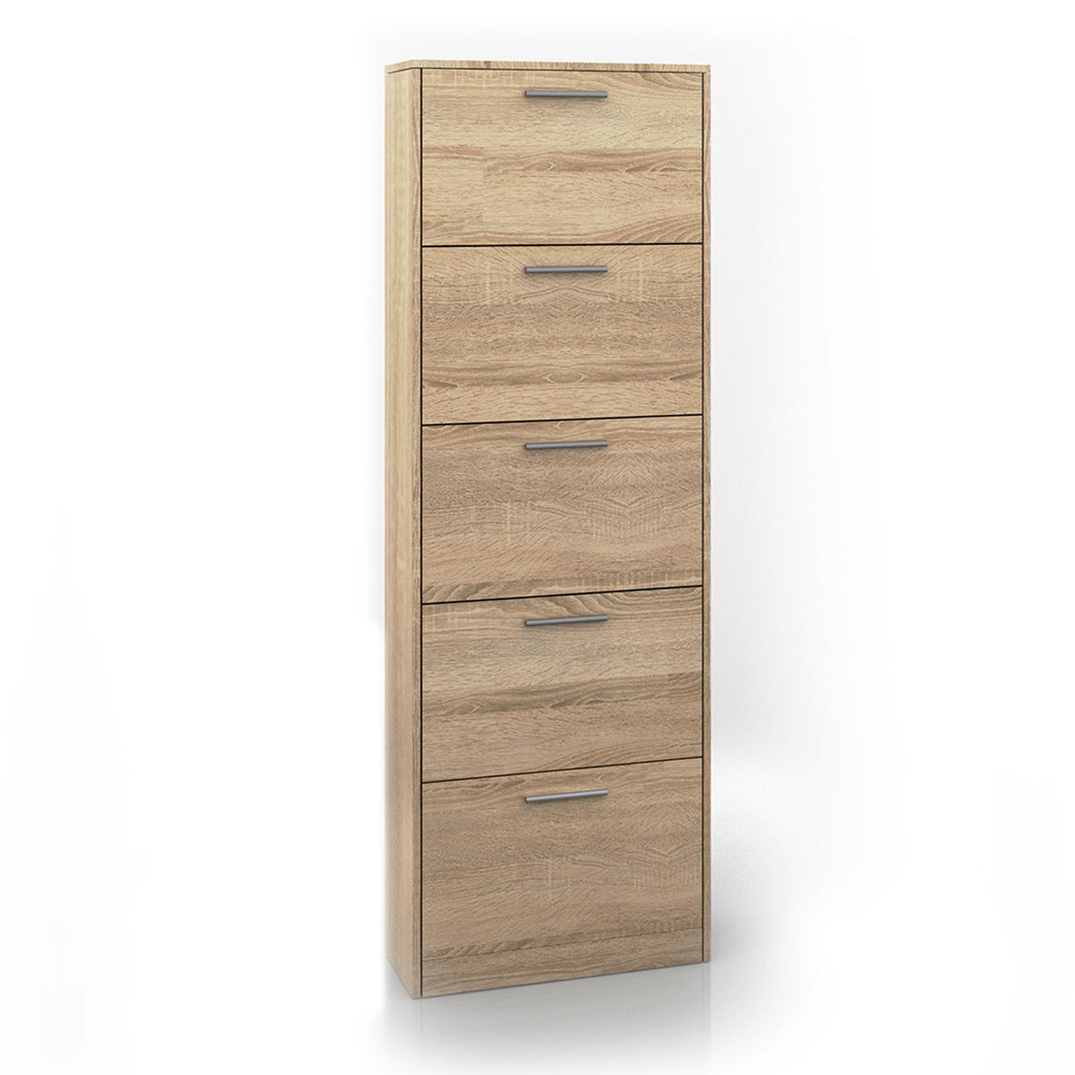 SCHUHKIPPER Gizmo Sonoma 59 x 169.5 cm - Braun/Sonoma Eiche, Holzwerkstoff (59/169.5/22cm) - Vicco