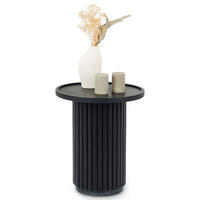 COUCHTISCH SARDA schwarz - Schwarz, Naturmaterialien/Holz (46/46/53cm) - IDIMEX