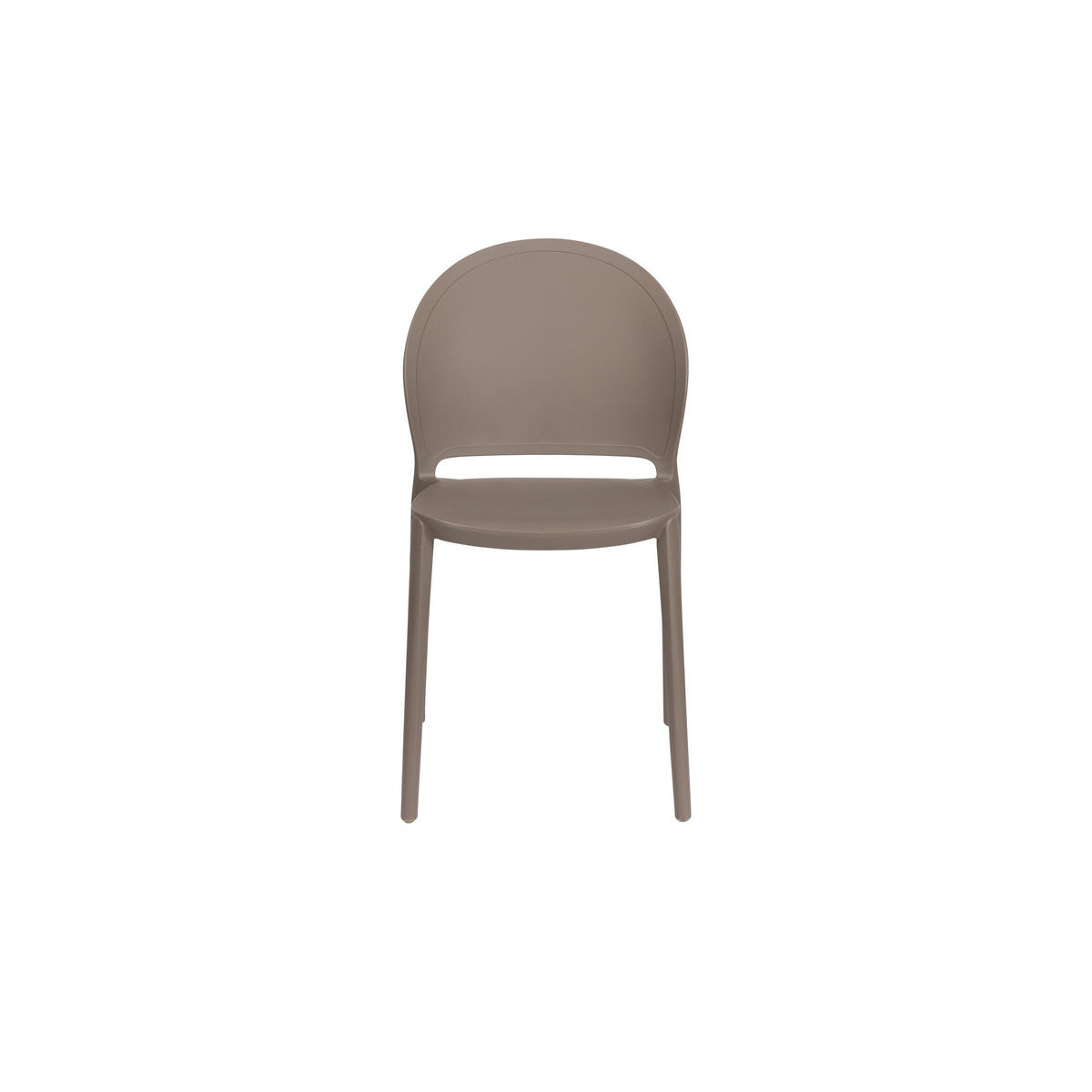 GARTENSTUHL Sjoerd Grau - 4 er Set - Grau, Kunststoff (45/82/52cm) - Housecraft Living