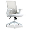 BÜRODREHSTUHL CAPVAL - Weiß, Kunststoff/Textil (65/106/65cm) - IDIMEX