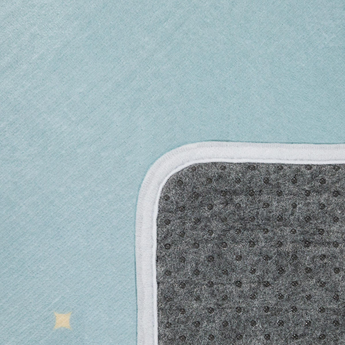 KINDERTEPPICH waschmaschinenwaschbar Wolken Kinderzimmer schmutzabweisend Helltürkis Rechteckig 80x150 - Blau, Textil (80/150cm) - KADIMA DESIGN