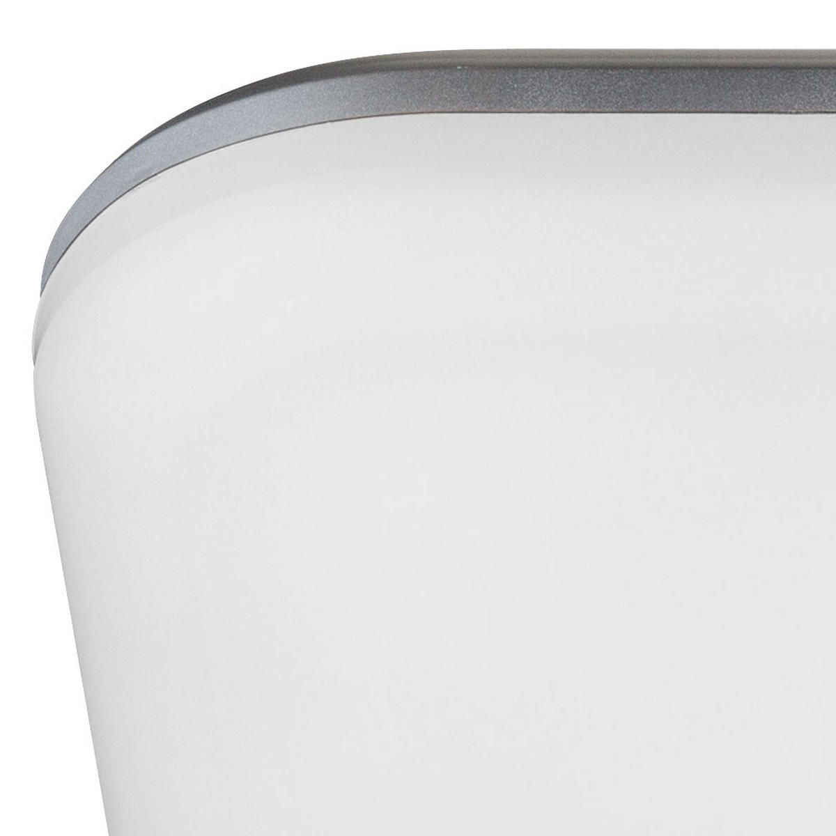 LED AUSSENDECKENLEUCHTE Dori Weiß Opal - Weiß, Kunststoff (33/33/5.6cm) - Globo Lighting