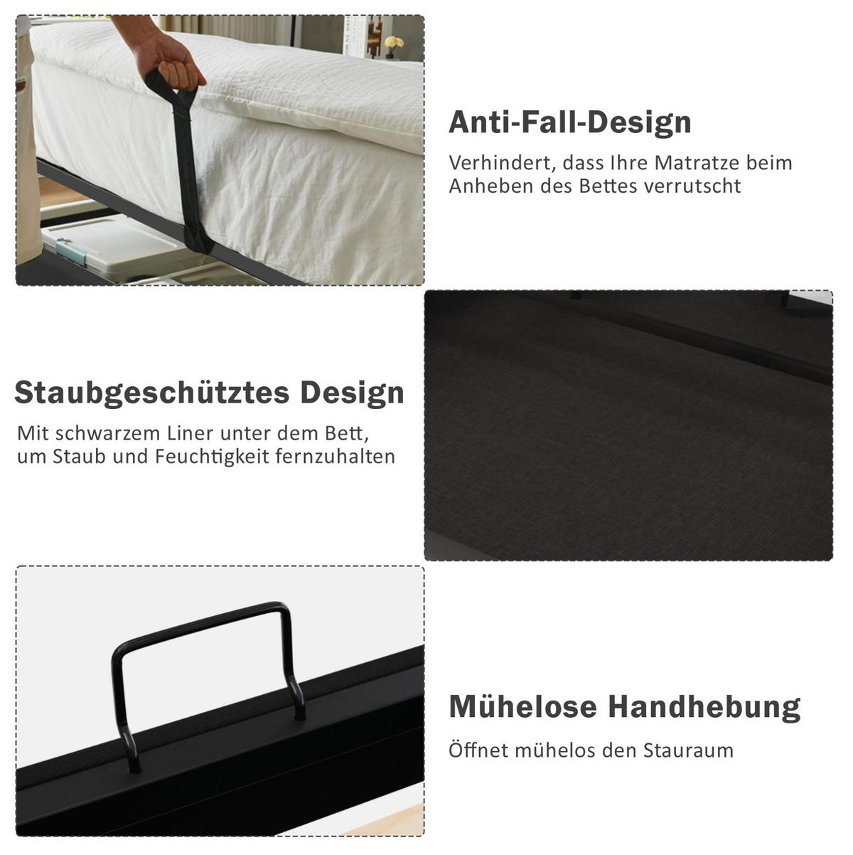 POLSTERBETT 90/200 cm Rosa mit Hydraulik und Lattenrost ohne Matratze - Rosa, Textil (90/200cm) - MIVRAY