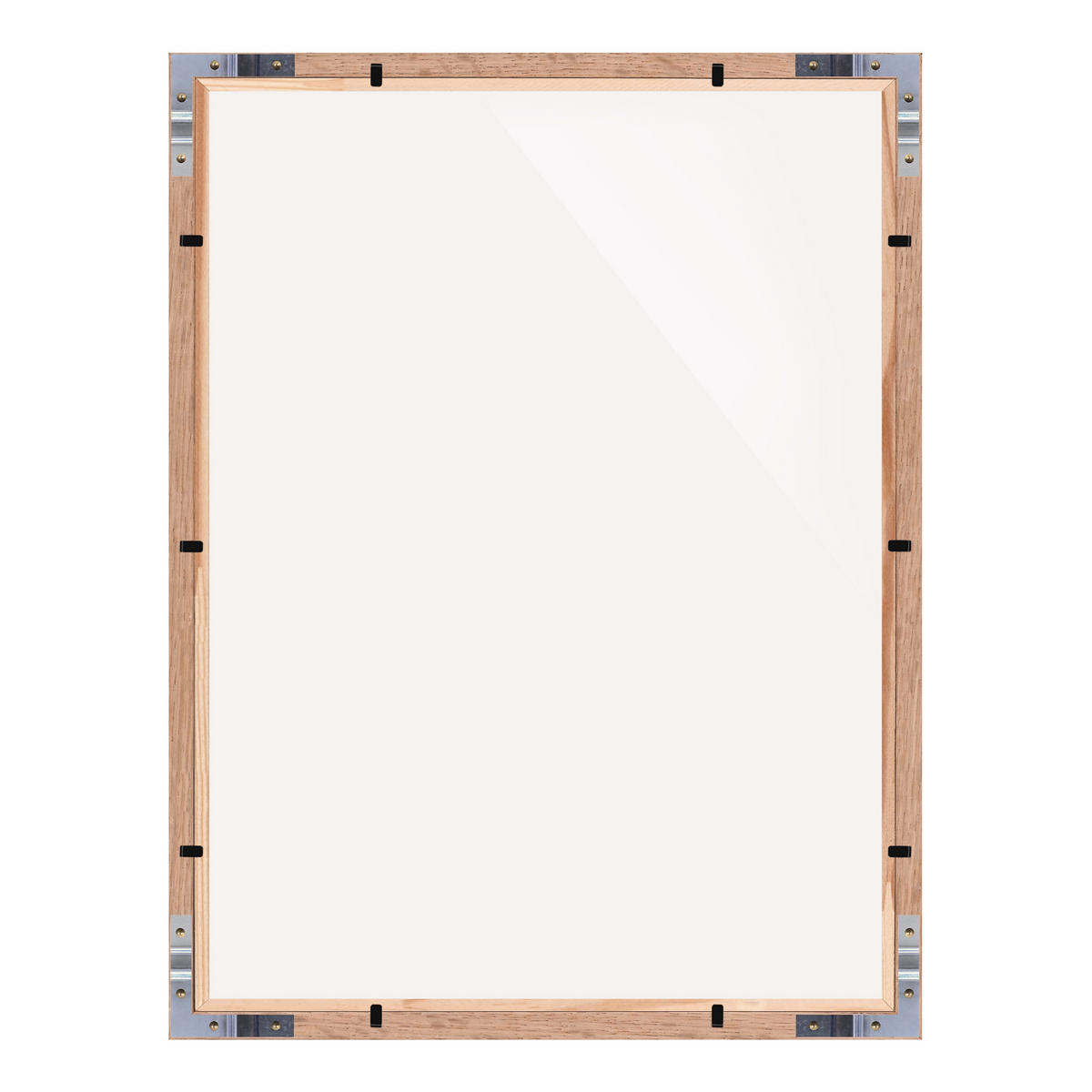 DOPPELGLAS-BILDERRAHMEN Leerrahmen Eiche 50/70 cm - Eichefarben, Holz (50/70/2.5cm) - Bilderwelten