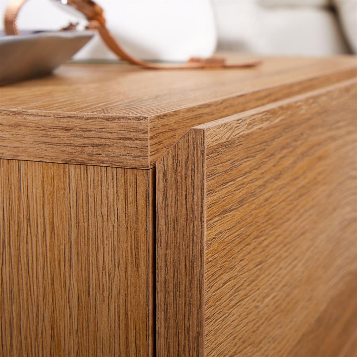 HÄNGENDER NACHTTISCH ANNI Wildeiche - Wildeiche, Holzwerkstoff (42/29/30cm) - CARO-Möbel