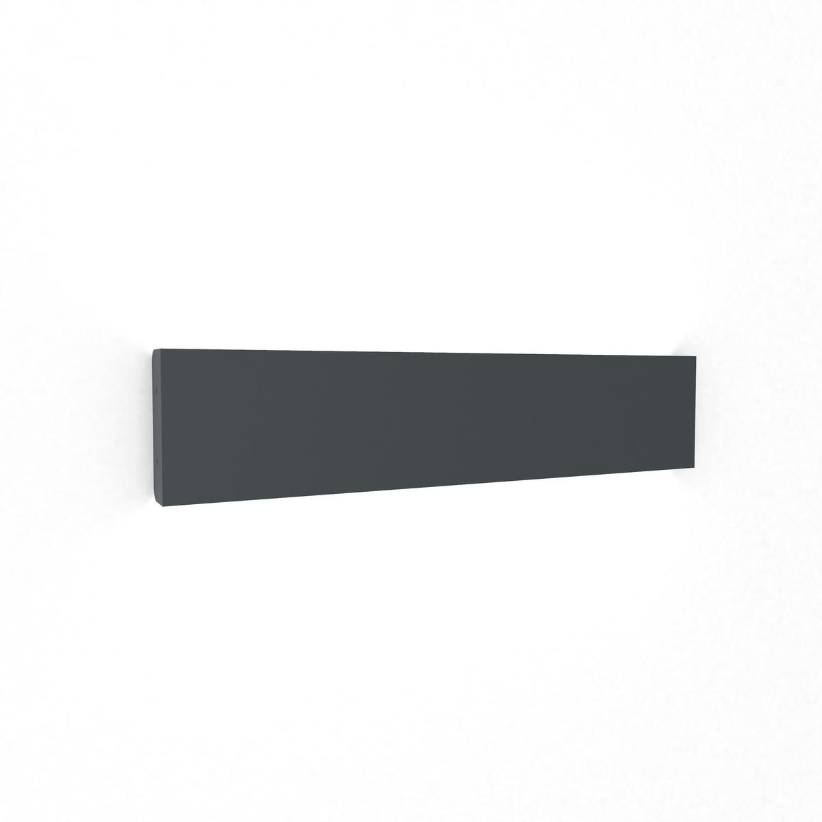 LED-WANDLEUCHTE - Anthrazit, Metall (50.4/11/3.6cm) - Lumicom