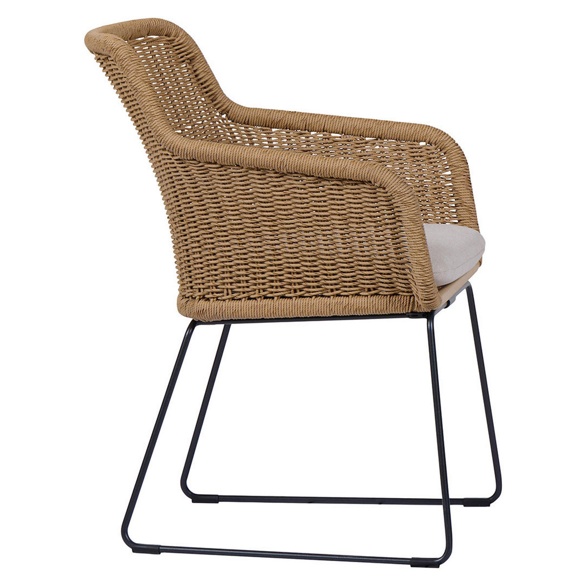 GARTENSTUHL, Sif, Natur, Rattan, 56 x 65 x 84 cm - Naturfarben, Naturmaterialien (56/84/65cm) - ebuy24
