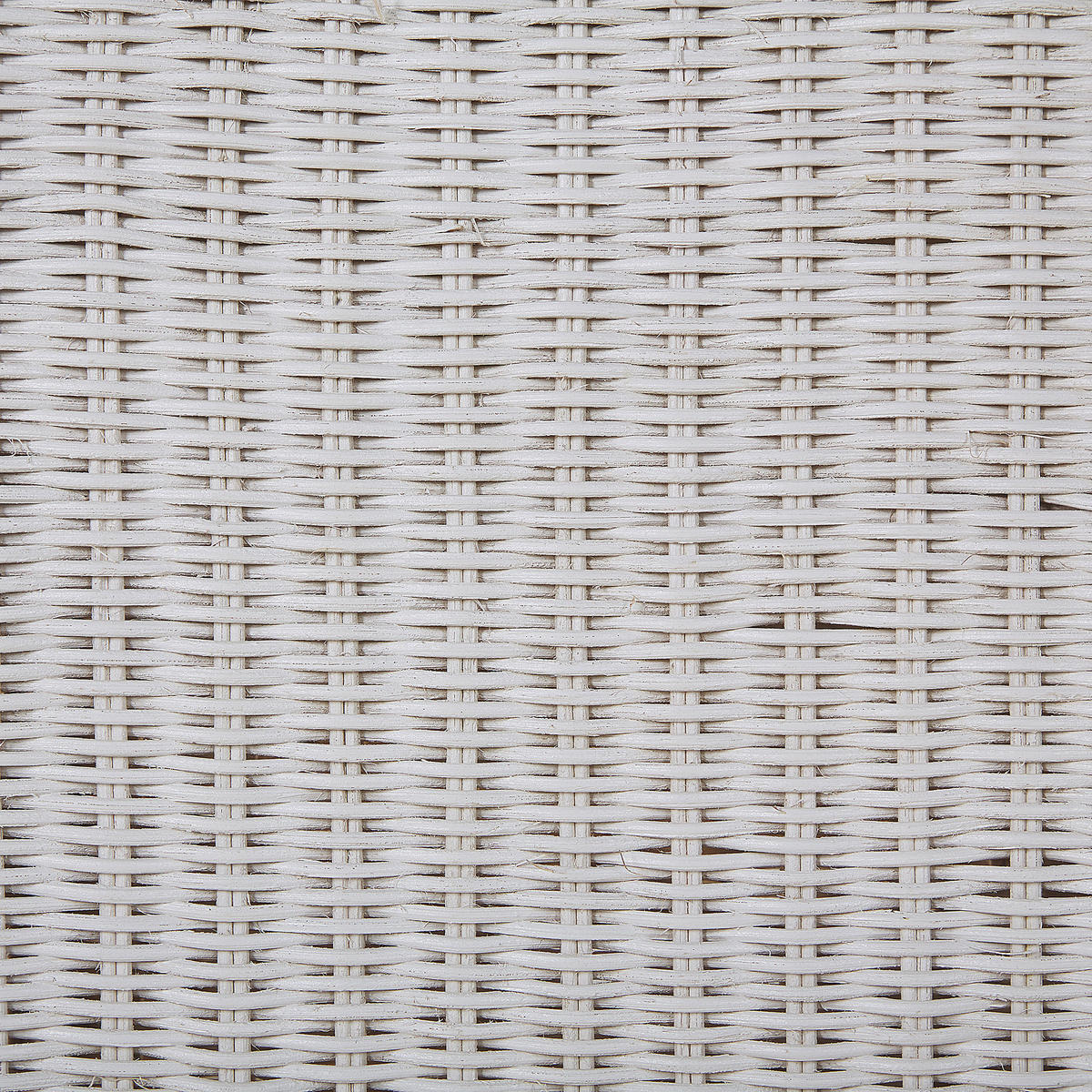 RATTANSTUHL 2er-Set Rattan Weiß Andes - Weiß, Naturmaterialien/Holz (46/96/50cm) - Beliani