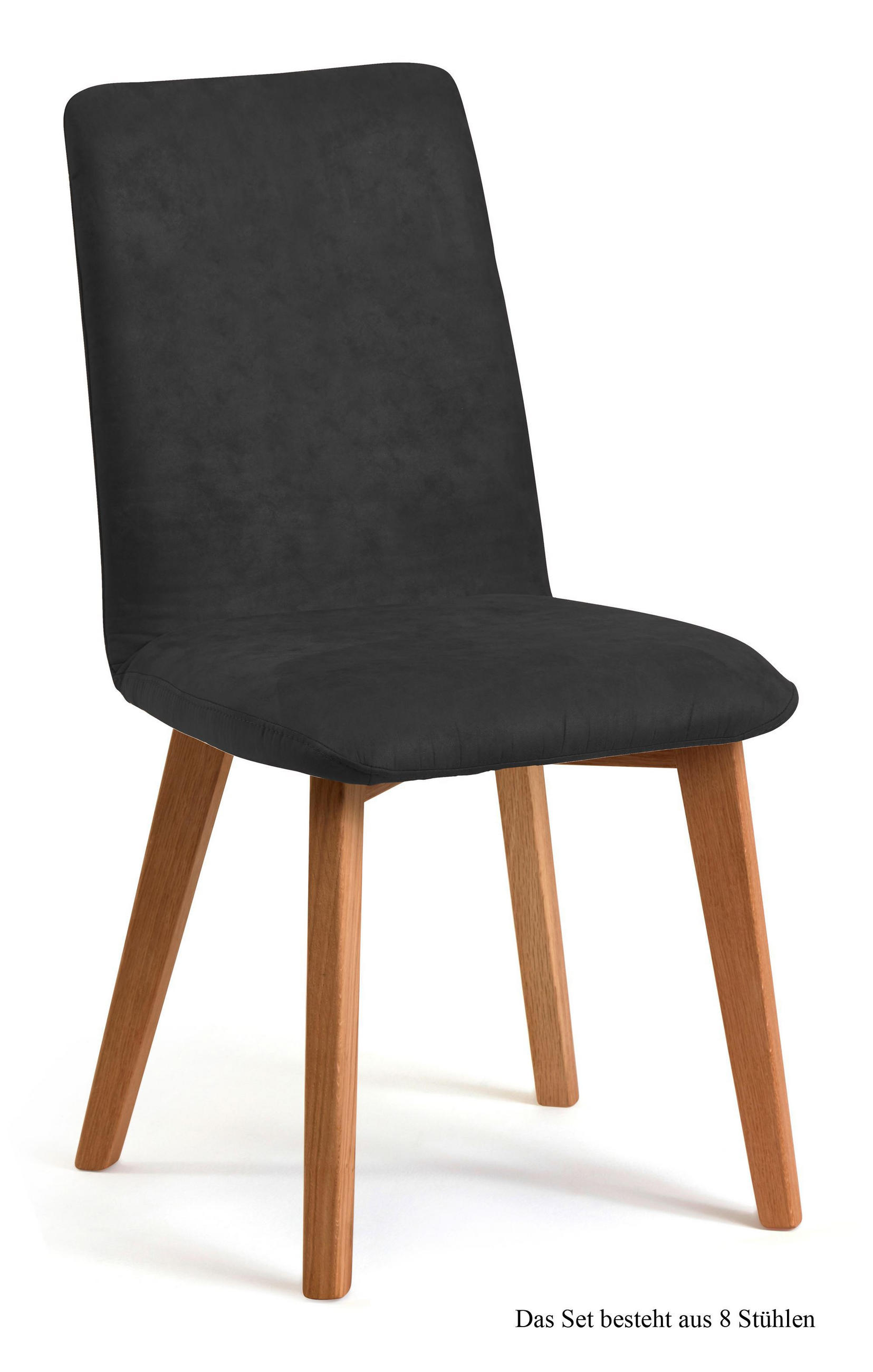 ESSZIMMERSTUHL (8er-Set) Darci 47x92x60 Eiche geölt/Anthrazit - Eichefarben/Anthrazit, Kunststoff (60/92/47cm) - 58aufmkessel