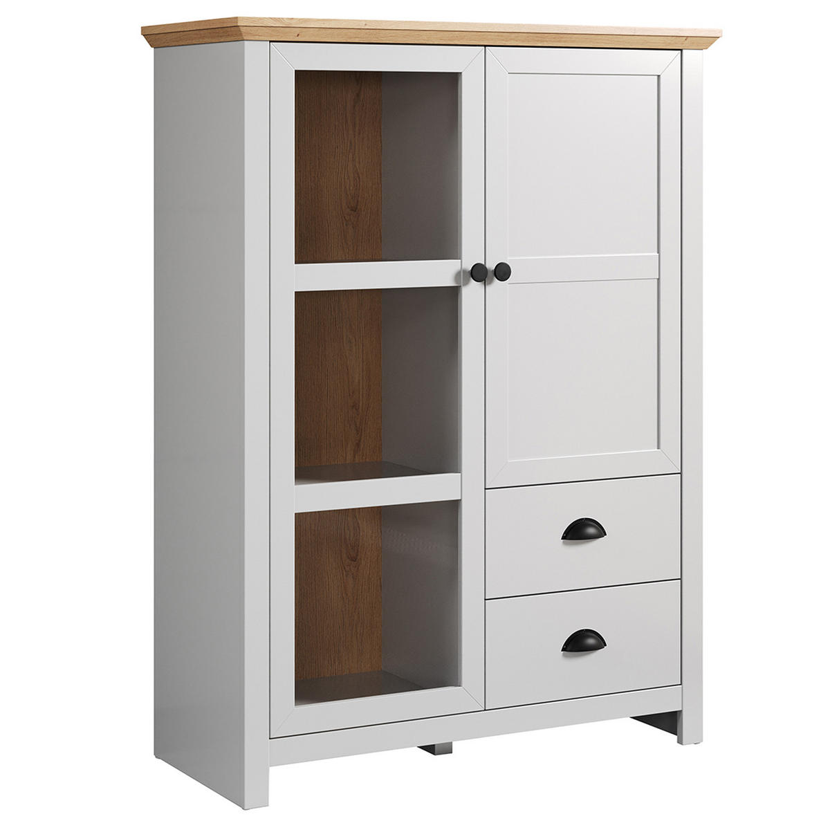 HIGHBOARD Landside Grau - Grau, Holzwerkstoff (97/130/41cm) - ebuy24