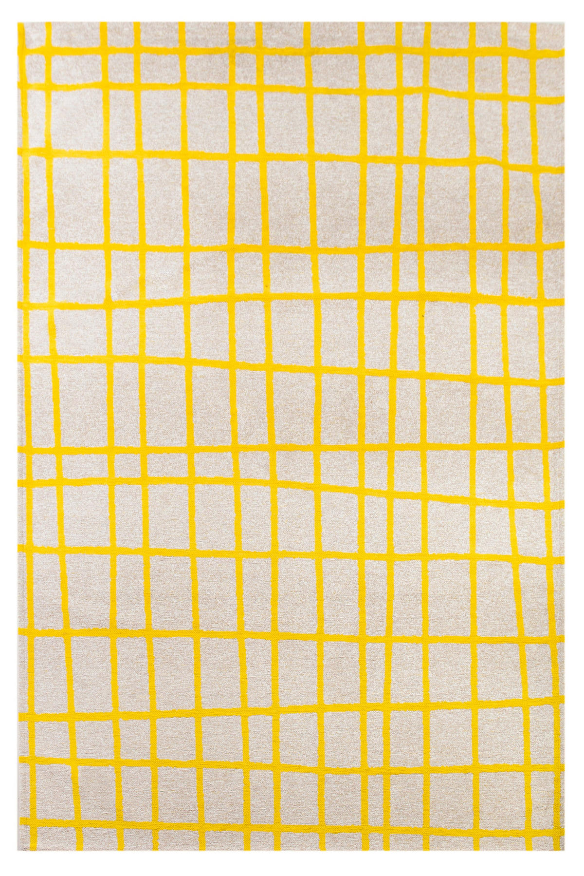 TEPPICH modern Flachgewebe VERO Gelb 240 x 340 cm - Gelb, Textil (240/340cm) - Novatrend