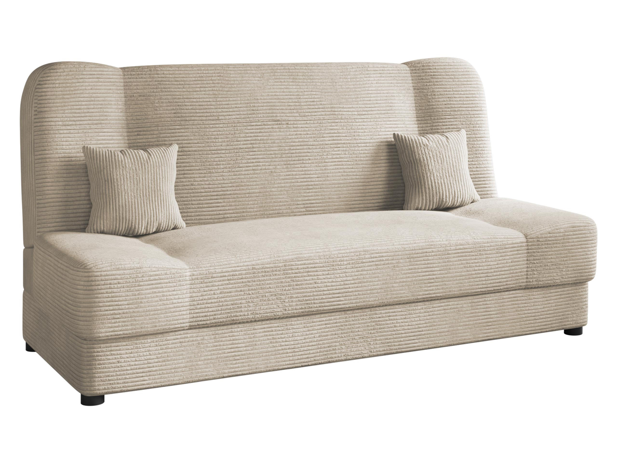 SCHLAFSOFA Jonas Cord - Naturfarben, Holz/Textil (195/86/87cm)