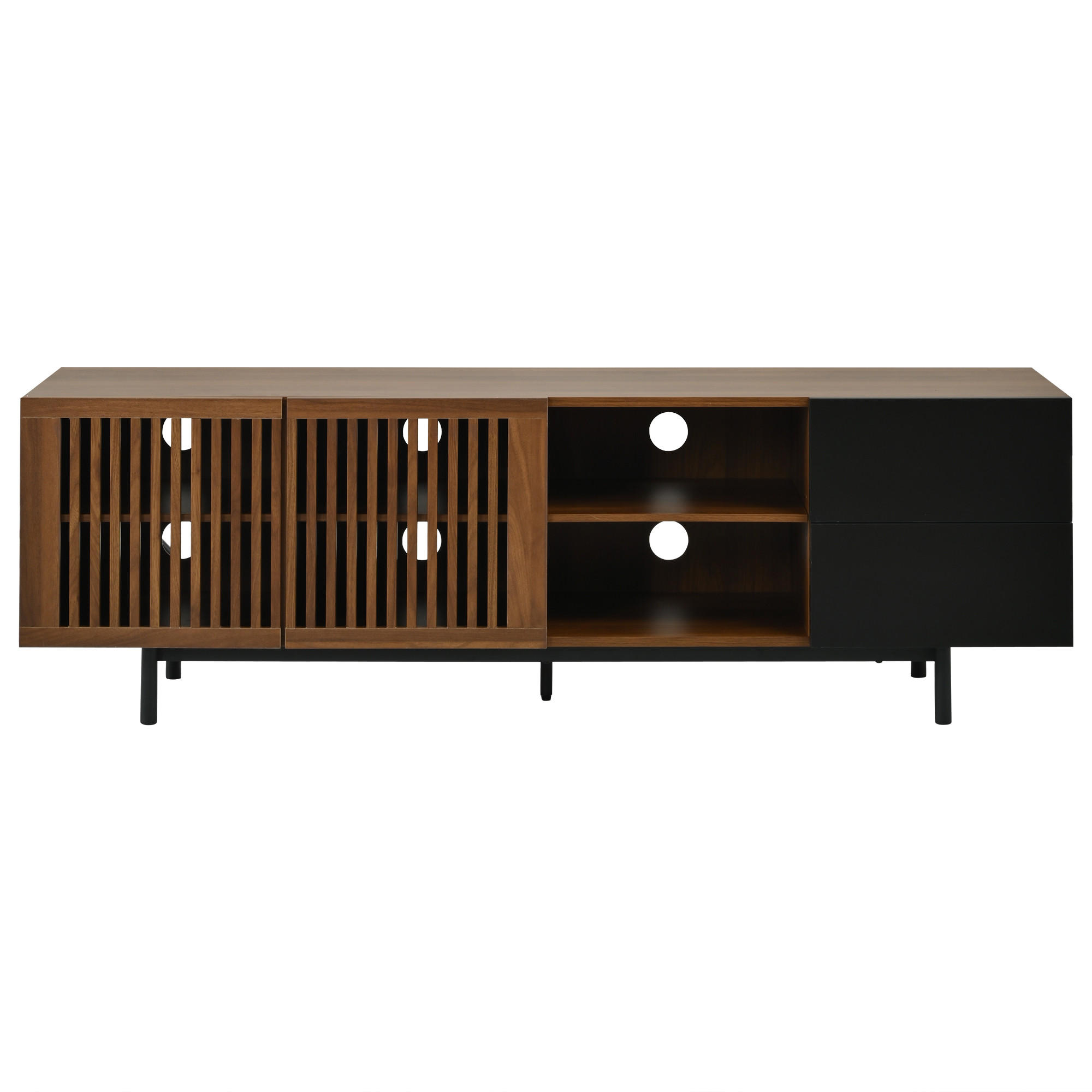 Urban Meuble Tv-Lowboard Walnuss 160x50x38 cm