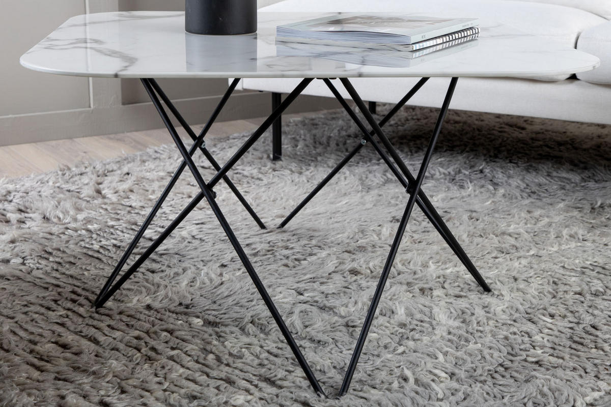 COUCHTISCH 80x80 cm - Weiß, Holzwerkstoff (80/80/50cm) - ebuy24