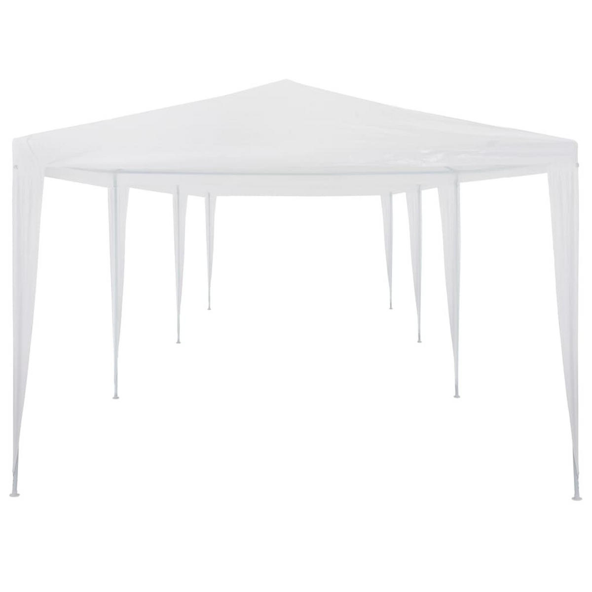 PARTYZELT 3/9 M Pe Weiss - Weiß, Kunststoff (300/255/900cm) - vidaXL