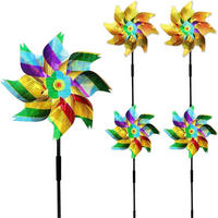 WINDRAD Vogelabwehr 5-teiliges Set 54 cm - Multicolor, Kunststoff (24/24/54cm)