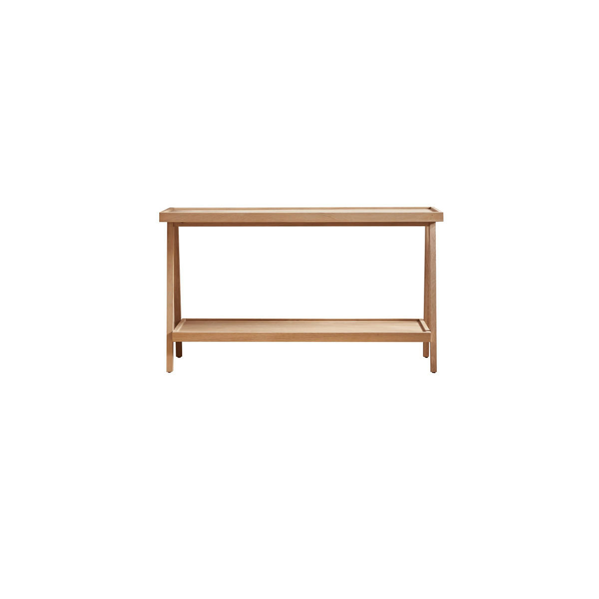 KONSOLENTISCH Pola Natur aus Eiche - Naturfarben, Holz (39/130/74cm) - Tikamoon