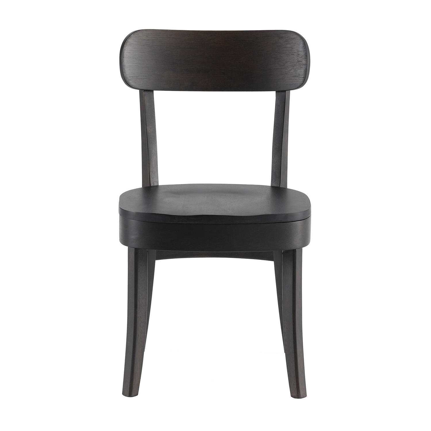 STUHL-SET 2 Nala Schwarz, Massivholz - Schwarz, Holz (45/83/49cm) - VS Venta-stock