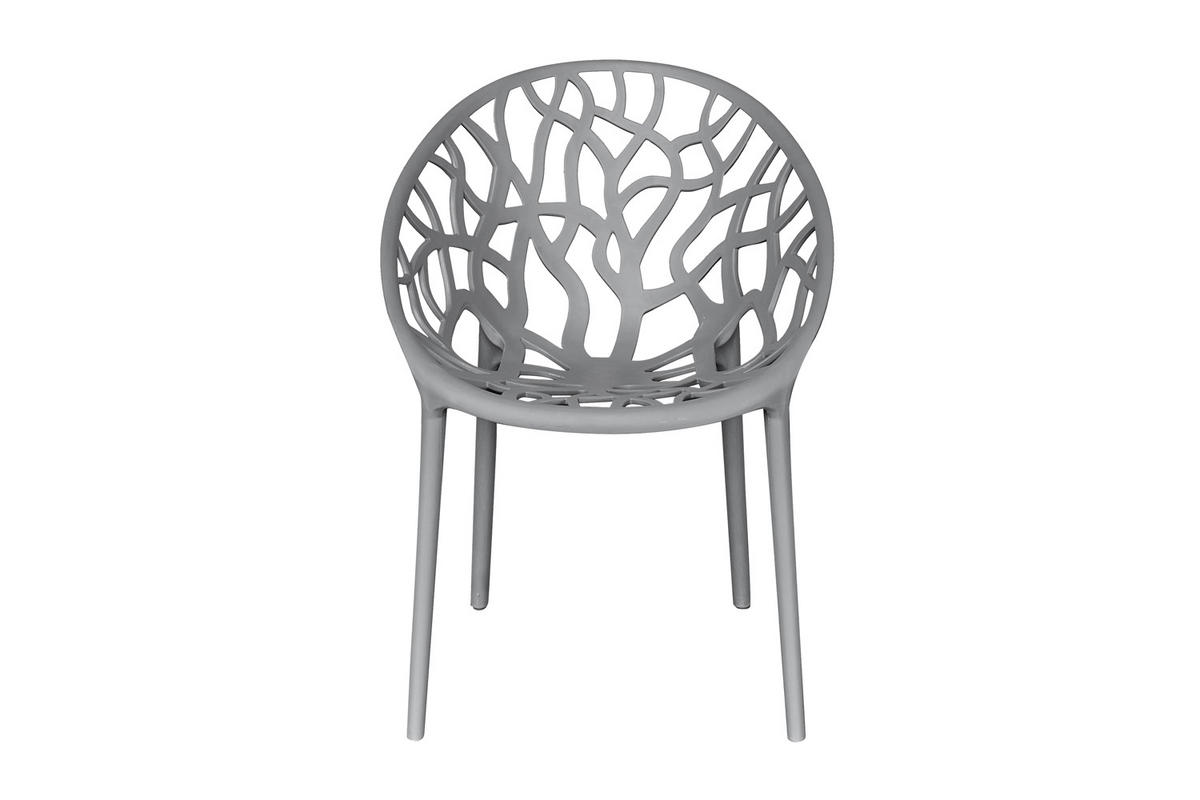 STAPELSTUHL Bilby Gartenstuhl Bistrostuhl Kunststoffstuhl Anthrazit - Anthrazit, Kunststoff (58/80/62cm) - dasmöbelwerk