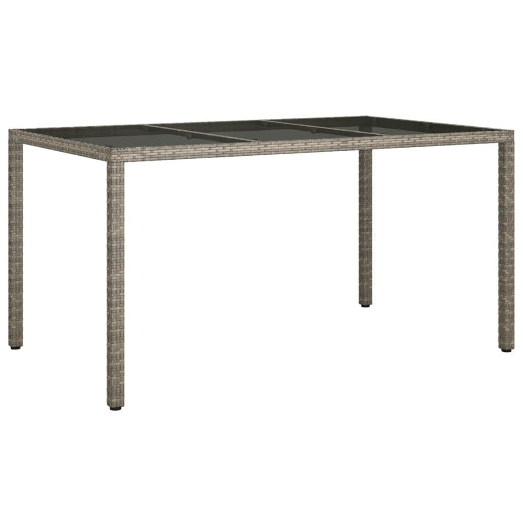 GARTENTISCH Tischrand 90/75/150 cm - Grau, Naturmaterialien (150/90/75cm) - ZMH