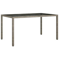 GARTENTISCH Tischrand 90/75/150 cm - Grau, Naturmaterialien (150/90/75cm) - ZMH