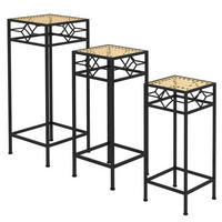 PFLANZENSTÄNDER, Metall, Gold - Goldfarben, Metall (28/28/66cm) - Outsunny