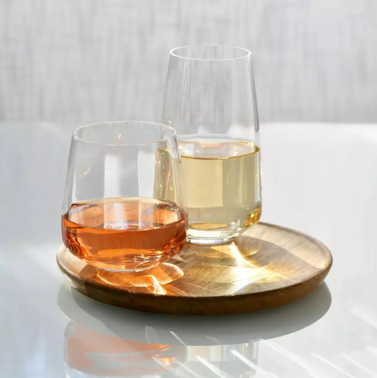 WASSERGLÄSER, 4er-Set, 400 ml, Handgemacht - Transparent, Glas (0.4L) - Krosno Glass