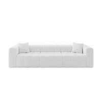 POHOVKA 3-MÍSTNÁ DONY-3 315x90x71 cm Bílá Buklé - bílá/černá, kompozitní dřevo/textil (315/71/90cm) - ALTDECOR