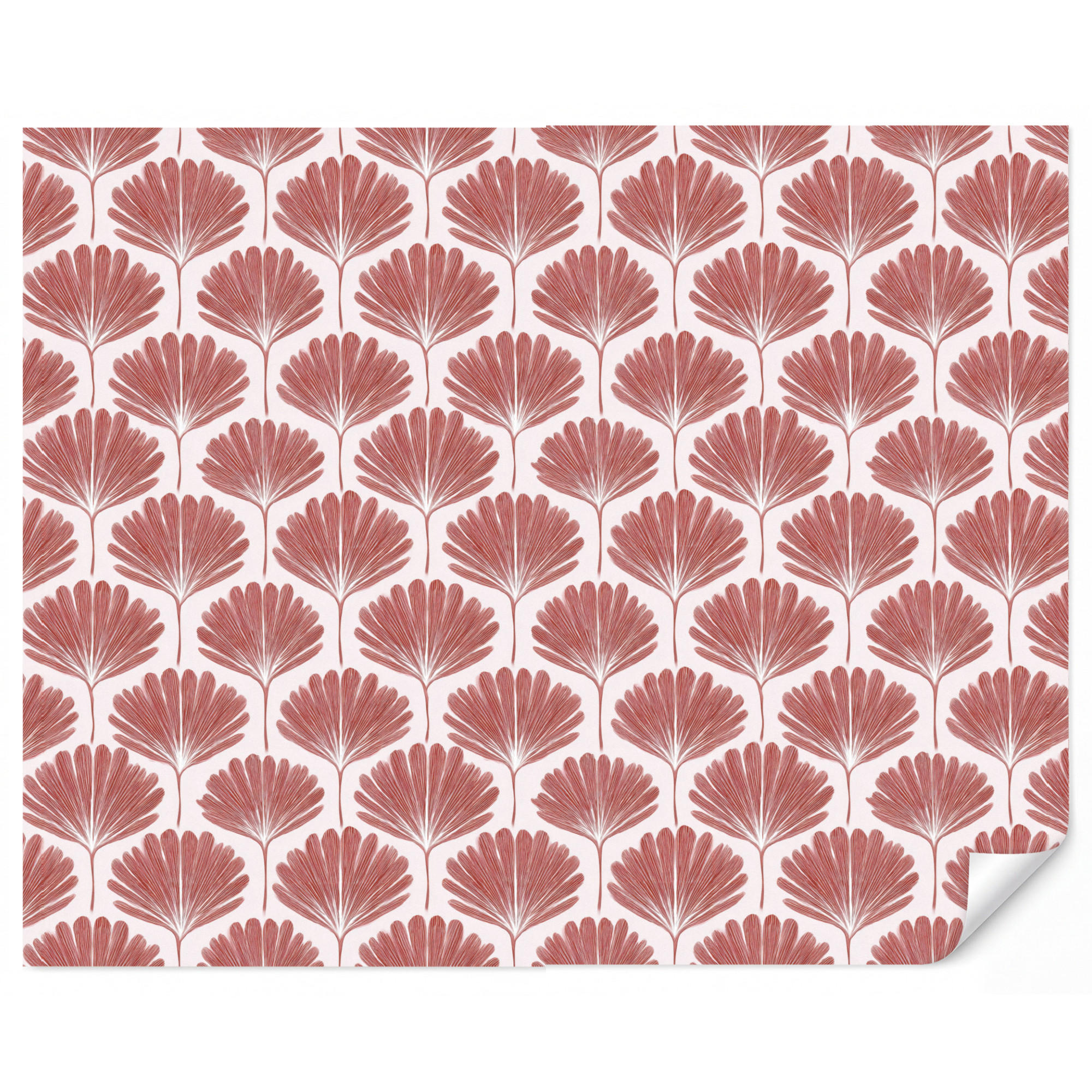 OnlyWow Tapete Rotbraun 350x300 cm