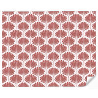 TAPETE - Fächer - Motiv - Terra - 350x300 cm - Rotbraun, Papier (350/300cm) - OnlyWow
