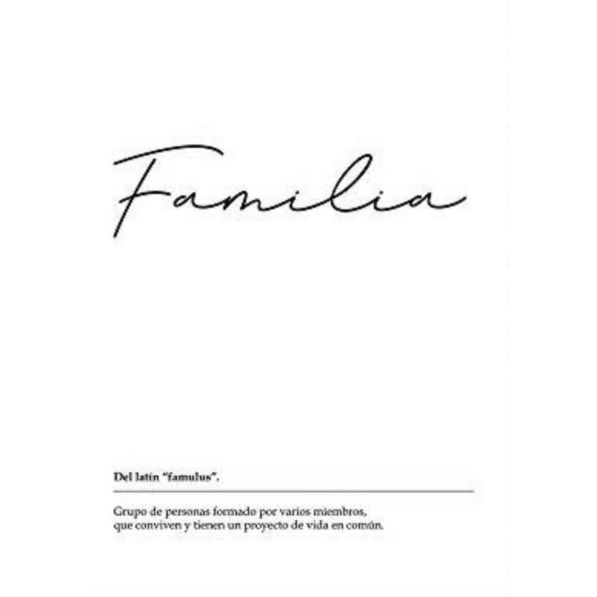 POSTER Nordische Schwarz-Weiß – Wortdefinition A4 Rahmenlos - Klar, Papier (29.7/5/21cm) - Nacnic