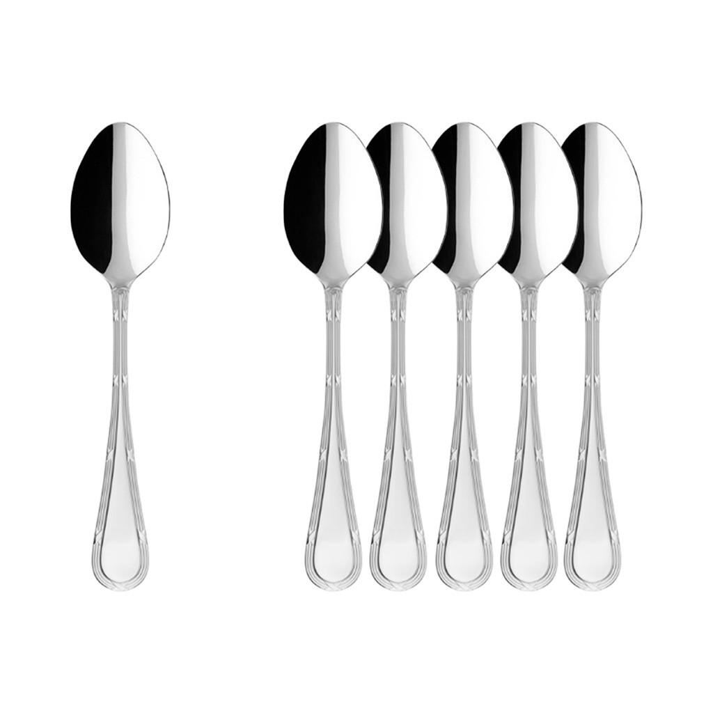 TAFELLÖFFEL Kreuzband Septfontaines silber 203 mm 6er Set - Silberfarben, Metall - Villeroy & Boch