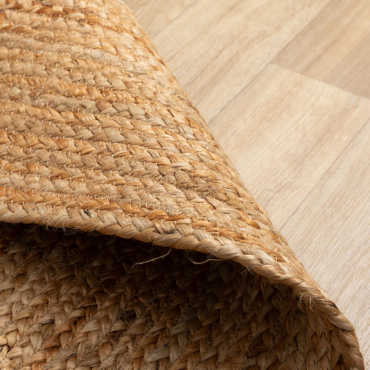 FLACHGEWEBETEPPICH 140/200 cm Goa Oval - Naturfarben, Naturmaterialien (140/200cm) - Steffensmeier