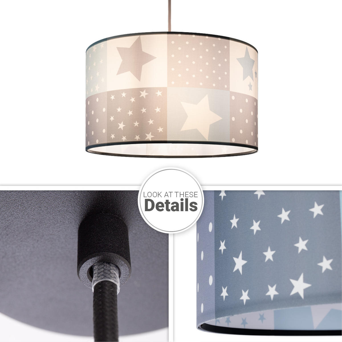 PENDELLEUCHTE Hugo Pd1 Cos 345 - Schwarz, Metall (38/38/21cm) - Paco Home