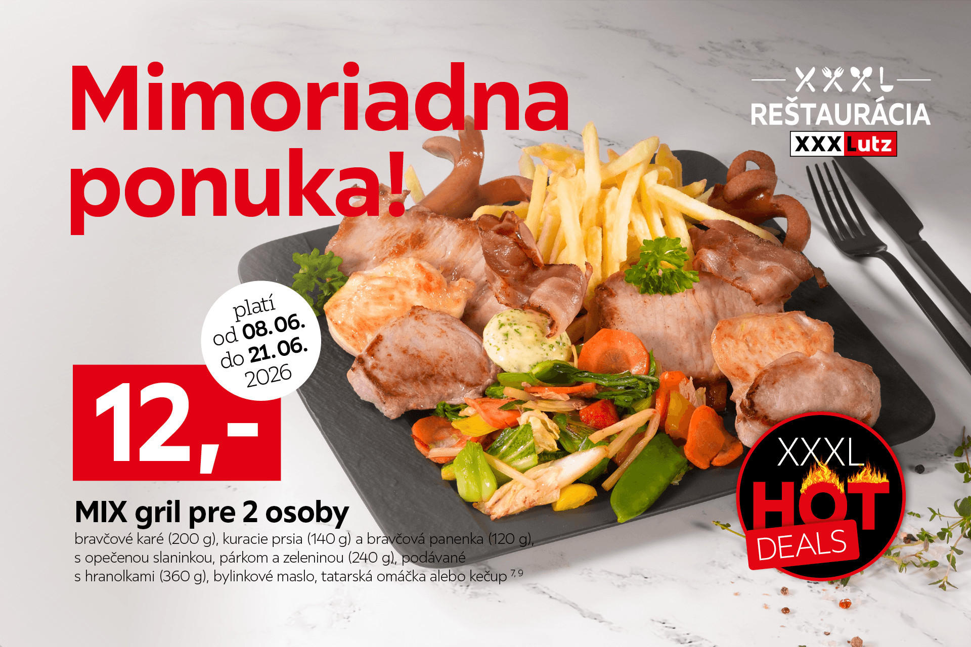 Mimoriadna ponuka reštaurácie XXXLutz
