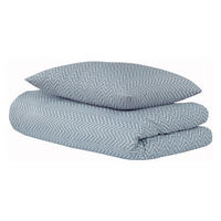 BETTWÄSCHESET Grebur - Renforcé - 2-teilig - 155 x 220 cm - Hellblau - Hellblau, Textil (155/220cm) - Uncover by Schiesser