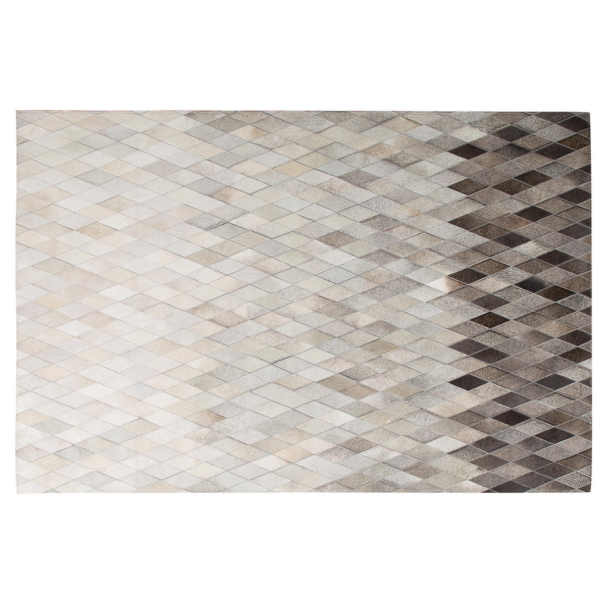 KURZFLOR-TEPPICH Maldan 200/140 cm - Beige, Fell (140/200cm) - Beliani