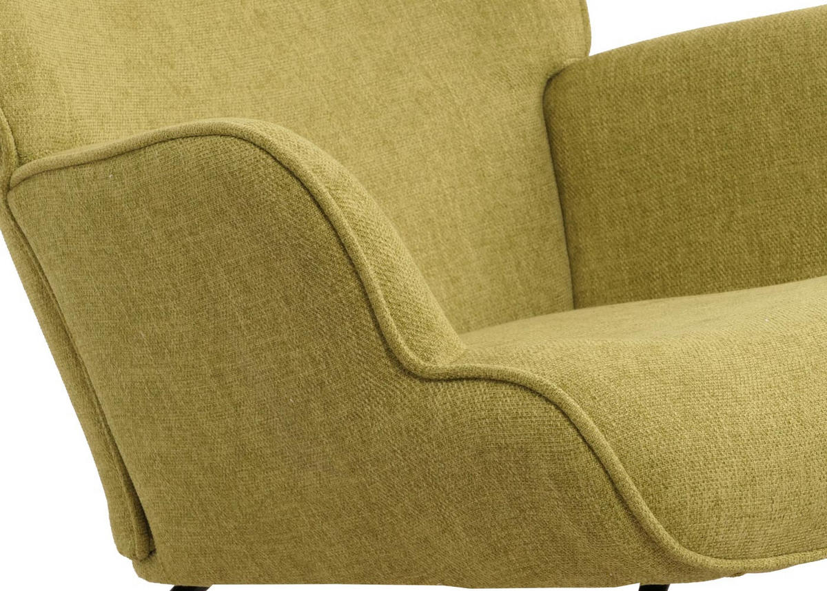 SCHAUKELSTUHL Grün - Grün, Holz (69/92/86cm) - MCW