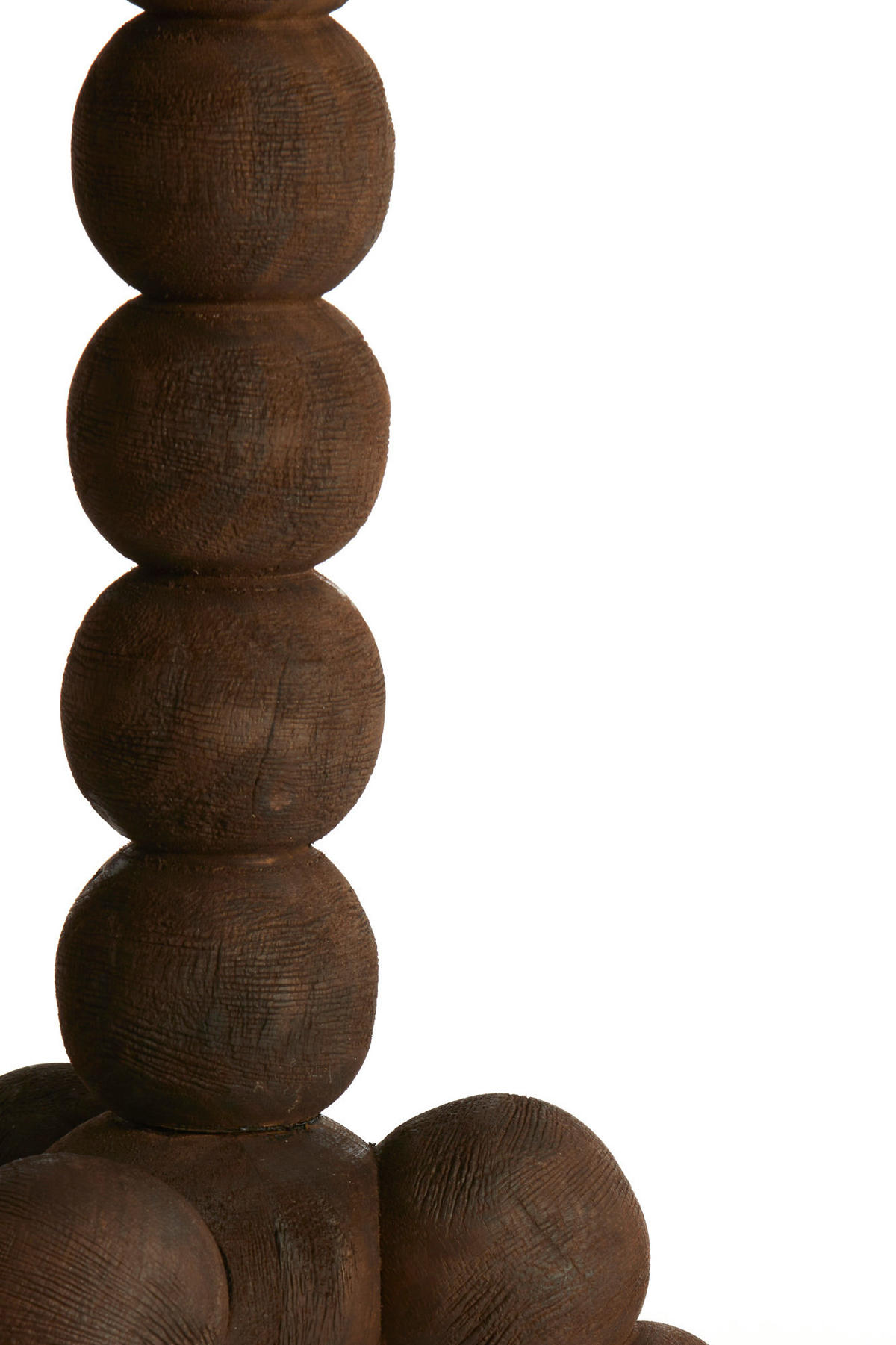 BEISTELLTISCH Veglio Braun Ø35/54 cm - Dunkelbraun, Holz (35/35/54cm) - Light & Living