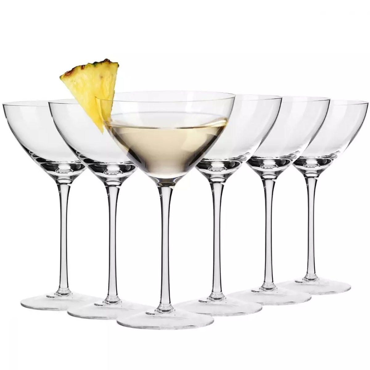 COCKTAILGLÄSER Harmony, 6er-Set, 245 ml - Transparent, Glas (0.34L) - Krosno Glass