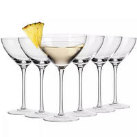COCKTAILGLÄSER Harmony, 6er-Set, 245 ml - Transparent, Glas (0.34L) - Krosno Glass