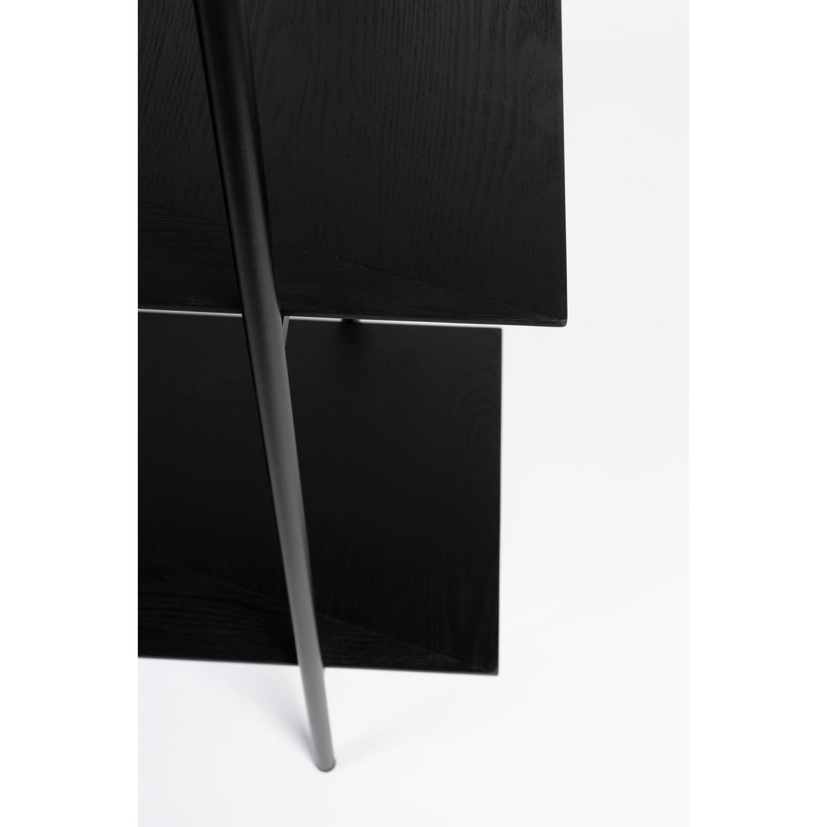 STANDREGAL Marcio Kast / Regalsystem Schwarz - Schwarz, Holzwerkstoff (120/180/40cm) - Housecraft Living