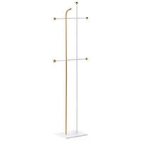 VĚŠÁK NA OBLEČENÍ Zlatý Odhill - zlatá, kov (46/162/26cm) - Beliani