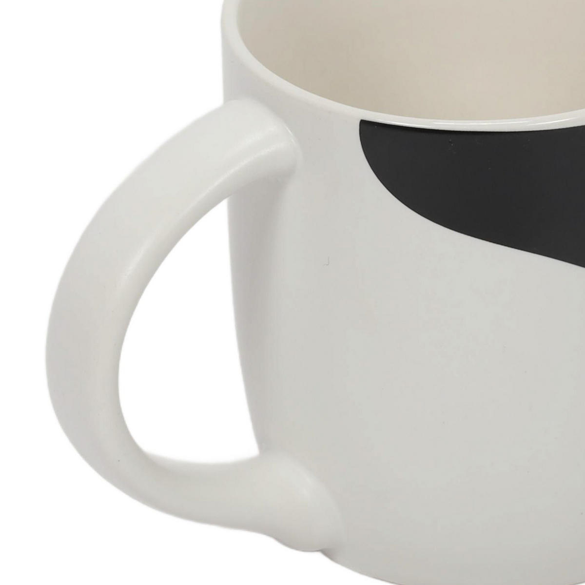 TEEBECHER Porzellan Olme Schwarz 350 ml 9,2/8,5/8,5 cm - Schwarz, Keramik (0.35L) - Secret de Gourmet