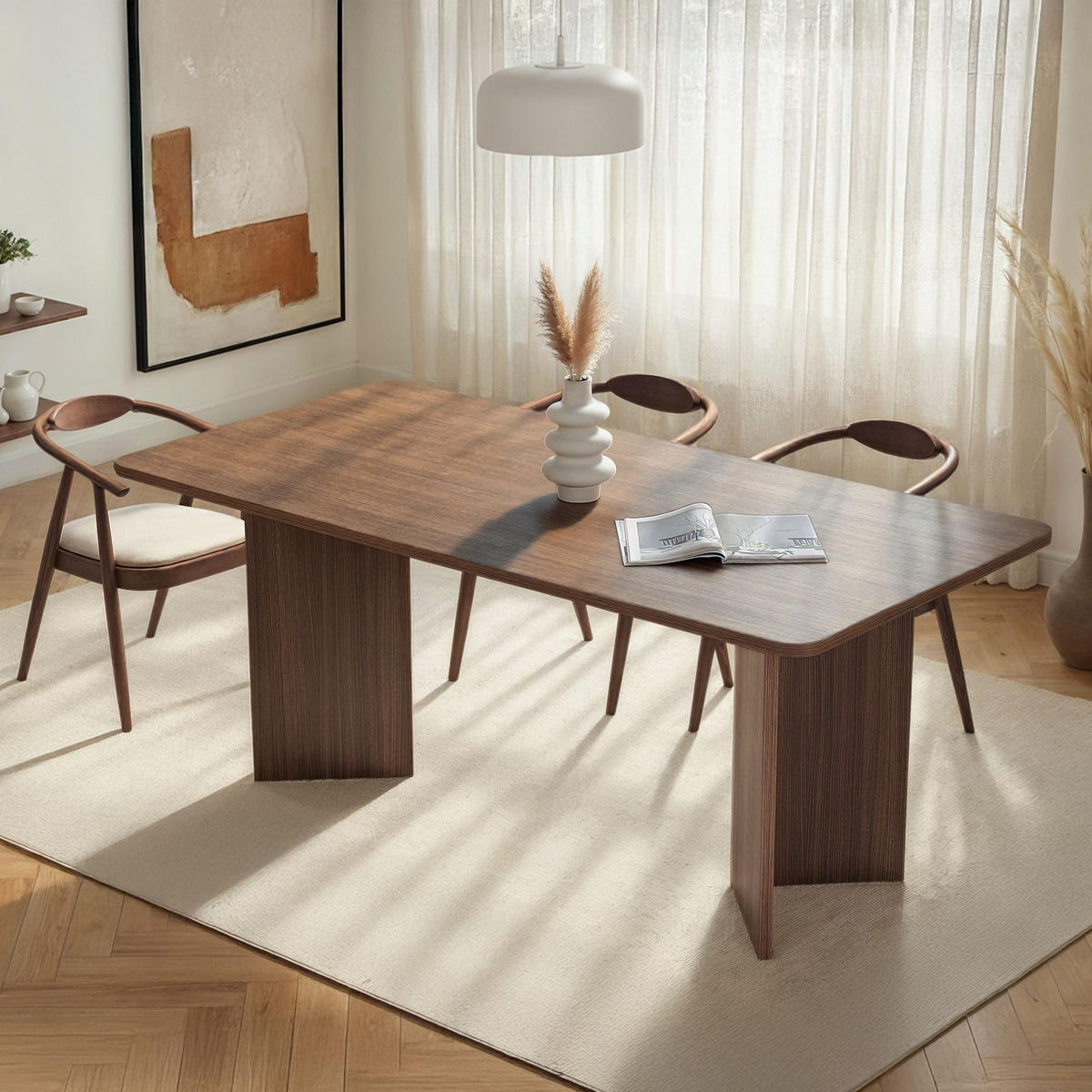 ESSTISCH linza Braun - Braun, Holz (180/90/75cm) - Habitat Garten