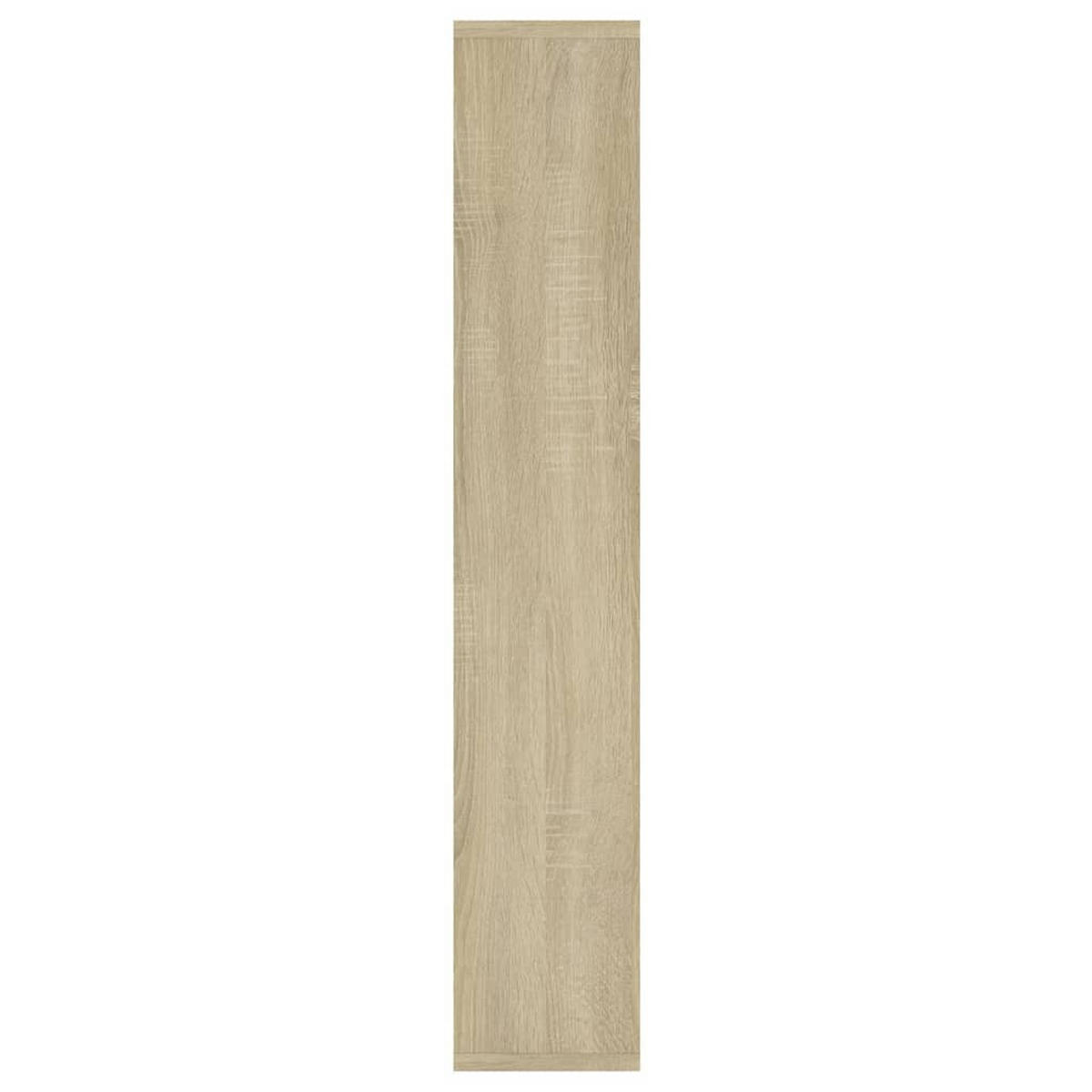 WANDREGAL mit Reichlich Stauraum 36/16/90 cm aus Holzwerkstoff Sonoma-Eiche Dekor - Sonoma Eiche, Holz (36/90/16cm) - vidaXL
